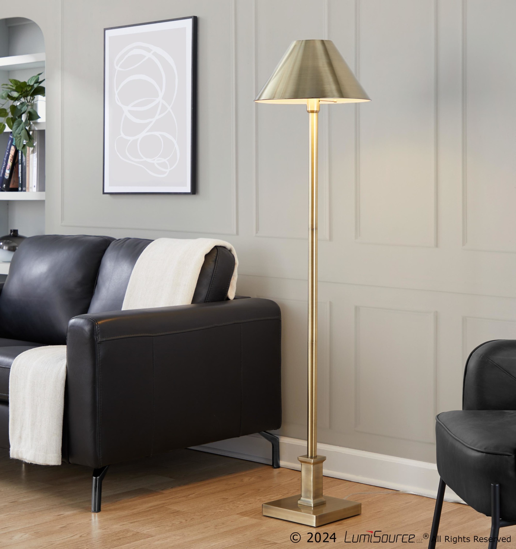 Perry 60" Metal Floor Lamp